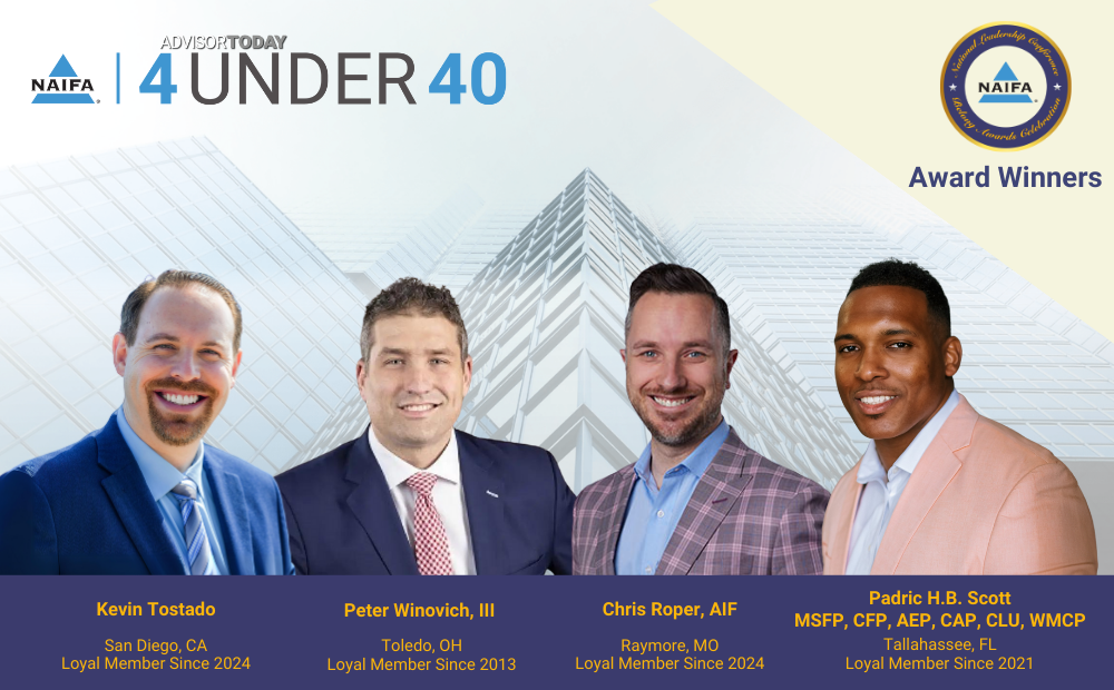 4 Under 40 Award Advisor Today